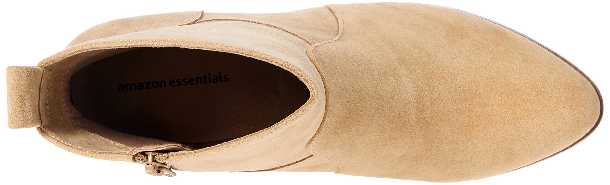 Amazon Essentials Women's Western Ankle Boots - Comfortable Leather Booties for Fall & Winter | Casual, Work & Outdoor Wear | Water-Resistant & Slip-Resistant Sole