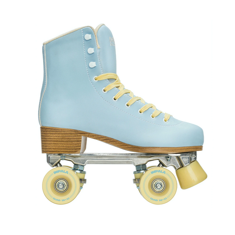 IMPALA Sky Blue Inline Skates for Women & Men - Comfortable & Stylish Roller Skates for Outdoor, Indoor, Rink, Fitness & Recreational Skating