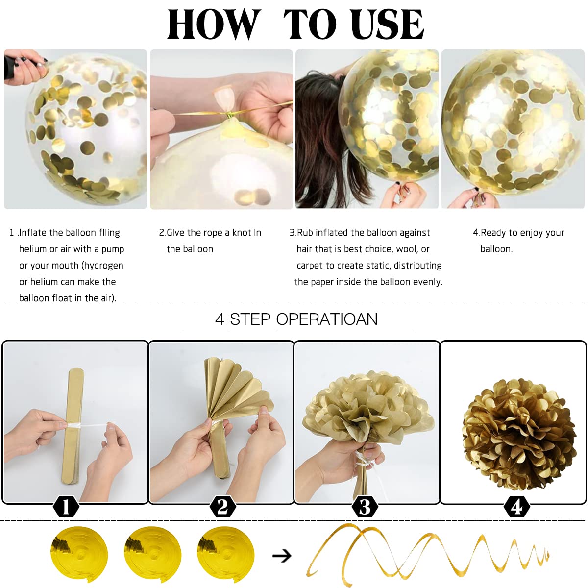 Green and Gold Birthday Party Decorations Set - Happy Birthday Banner, Balloons, Paper Pom Poms & Garland for Men, Women, Boys & Girls | Perfect for Emerald Themed Parties, Baby Showers & Anniversary Celebrations