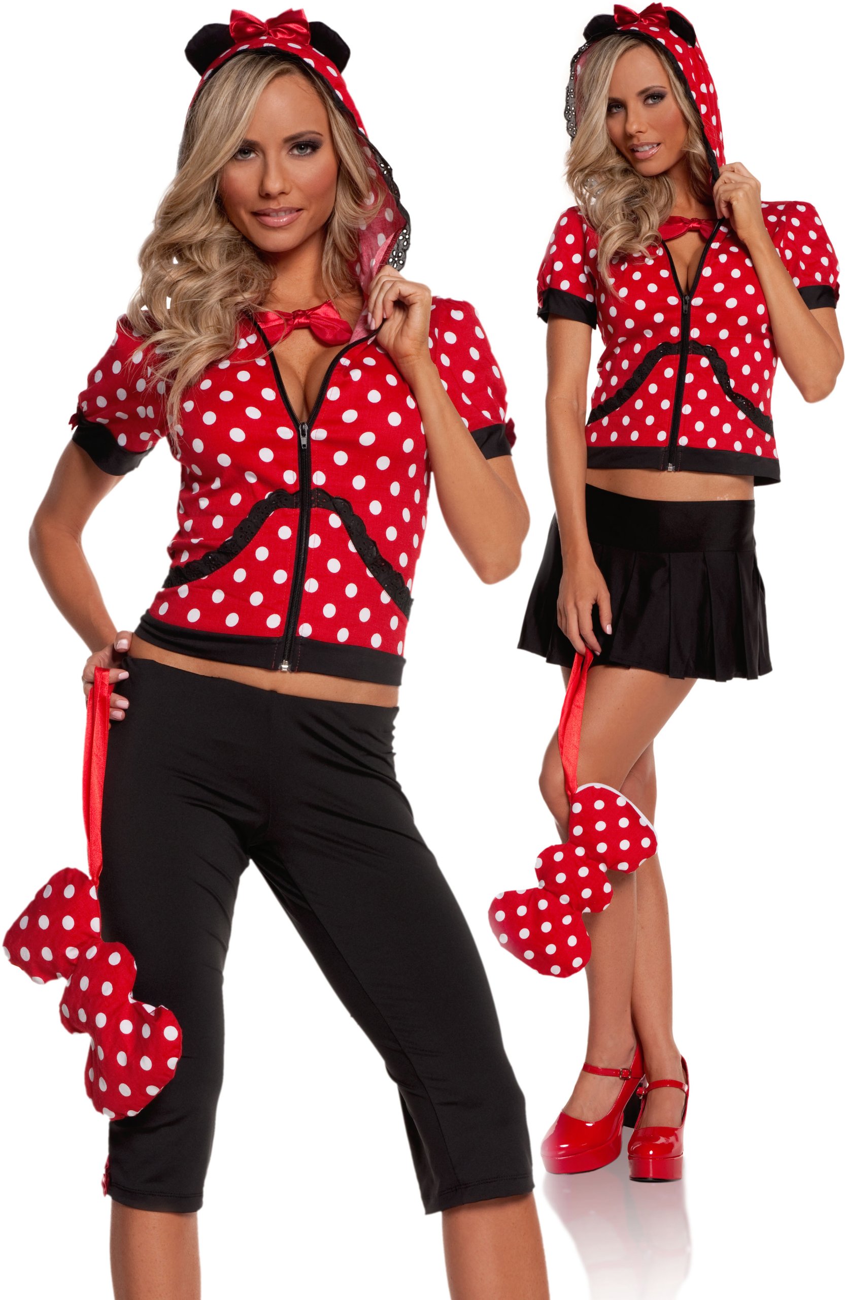 Miss Mouse Adult Costume - Cute & Playful Women's Mouse Halloween Costume for Parties, Cosplay & Theme Events