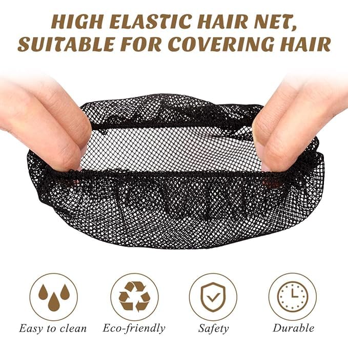 Osceola Styling Jali Bun - Reusable Invisible Elastic Hair Nets for Ballet & Dance (Pack of 3) | Secure Hair Accessories for Women & Girls | Perfect for Performances, Workouts & Daily Styling