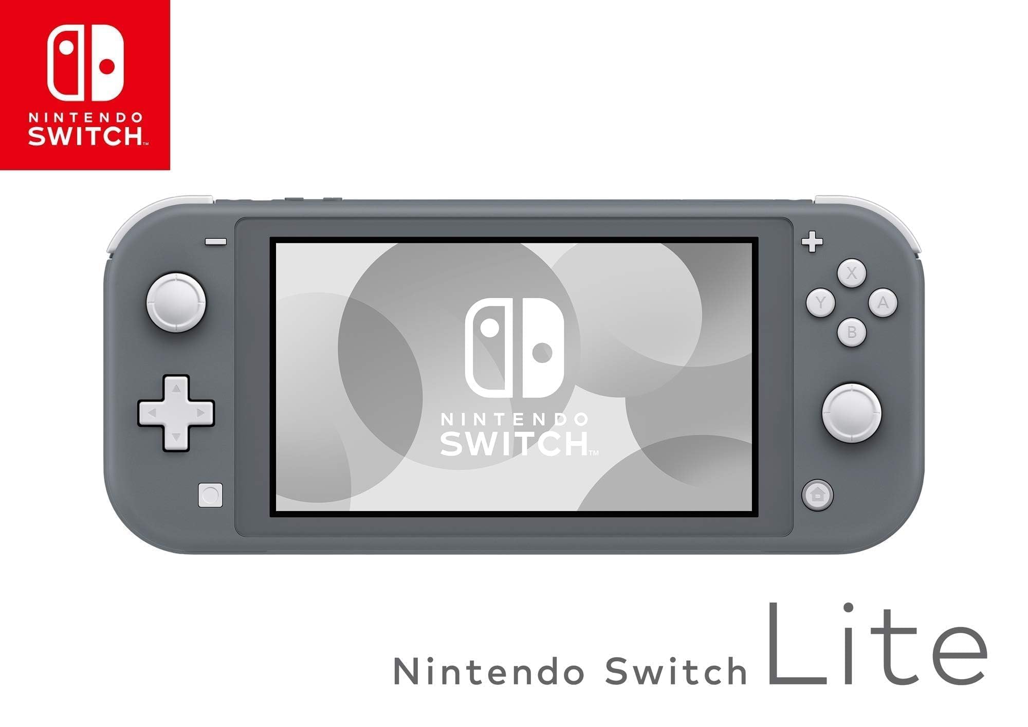 Nintendo Switch Lite Gray - Portable Handheld Gaming Console for Kids & Adults | Play Anywhere, Home & Travel Gaming System