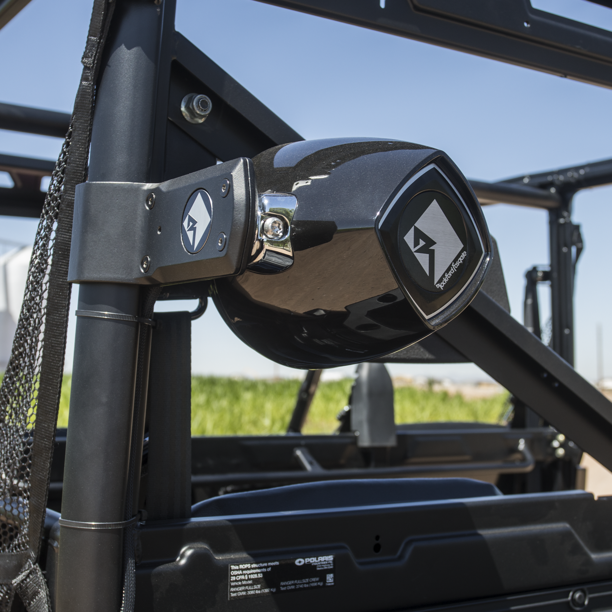 400W Complete Stereo System Kit for Polaris RANGER® Gen 1 (2015-2017 Models) - Includes Front Lower Speakers, Rear Speakers & Subwoofer | Perfect for Off-Road Adventures, Hunting & Outdoor Entertainment