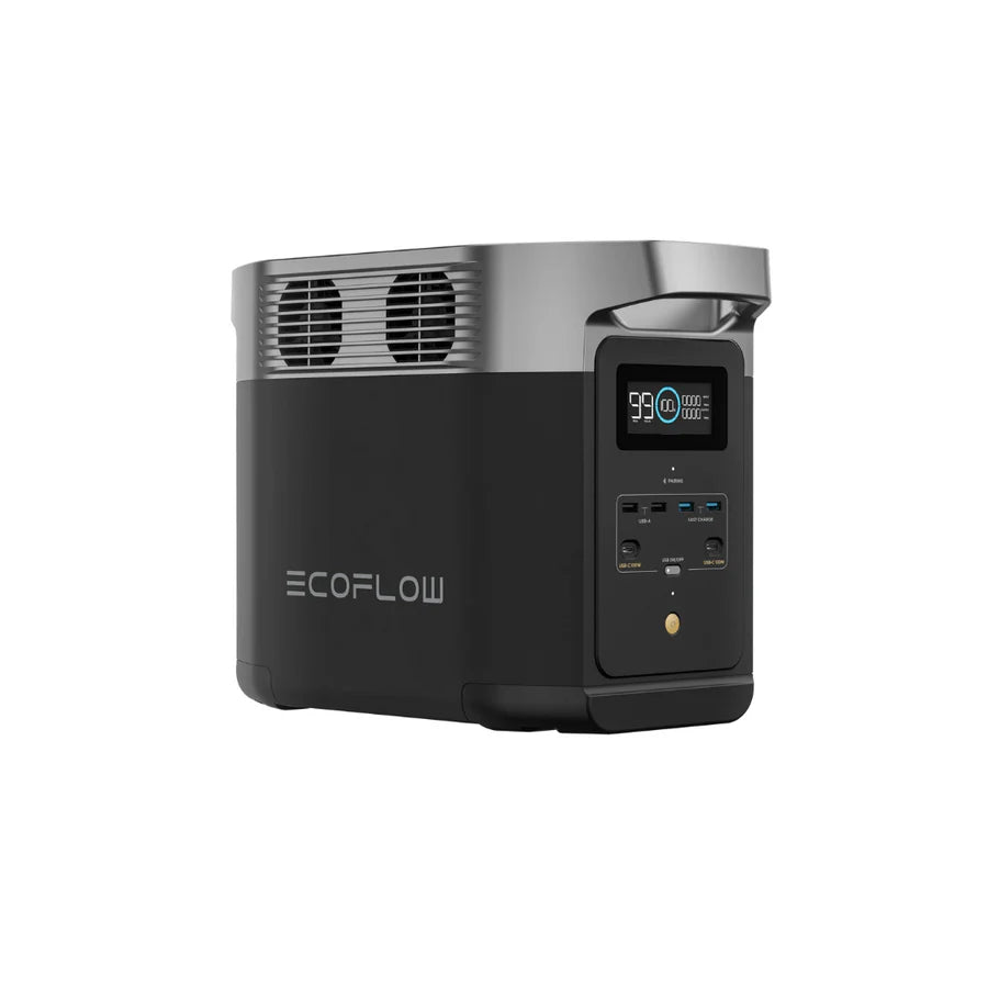 EcoFlow DELTA 2 Portable Power Station with 160W Solar Panel - Solar Generator for Camping, RV, Emergency Backup & Off-Grid Power