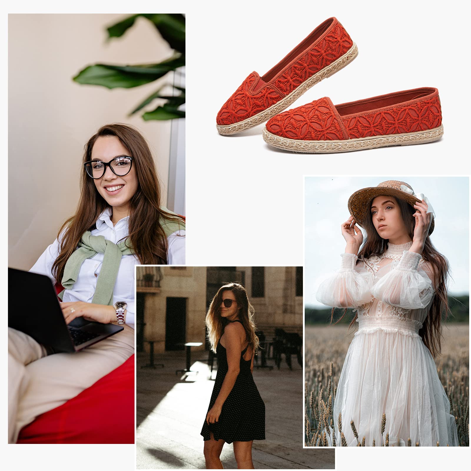 POVOGER Women's Slip-On Loafers - Comfortable Flats for Women, Casual & Dress Shoes - Perfect for Office, Travel & Everyday Wear