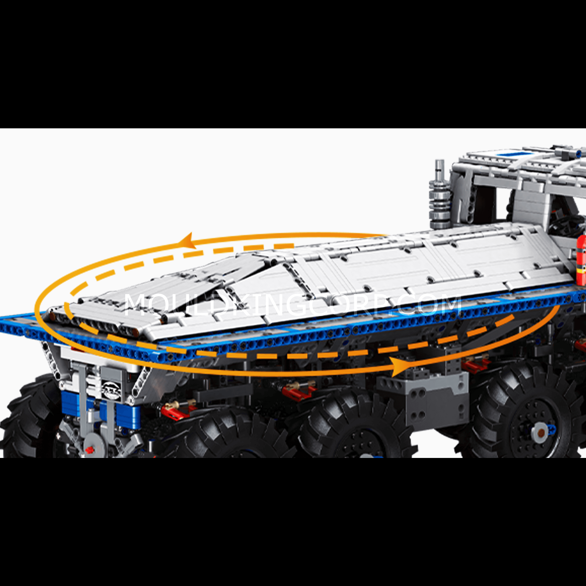 MOULD KING 13144 TA TRAL 8WD RC Off-Road Truck Building Set - 3,647 PCS STEM Toy for Adults & Kids | Perfect for Remote Control Racing, Off-Road Adventures & DIY Engineering Projects