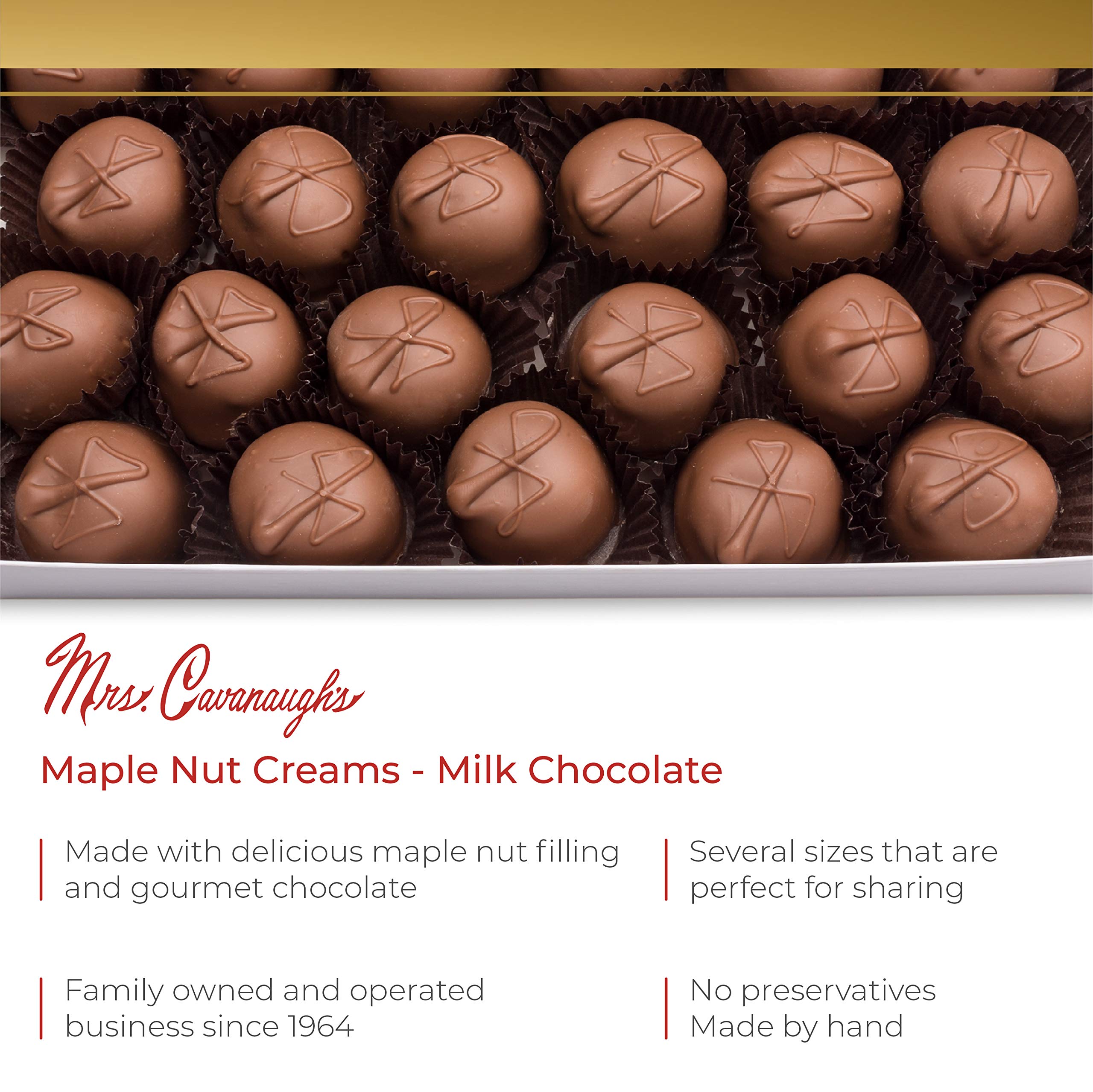 Mrs. Cavanaugh's 5 lb Maple Nut Cream Milk Chocolate Bar - Premium Bulk Chocolate for Baking, Gifts & Desserts - Perfect for Holidays, Parties & Candy Making