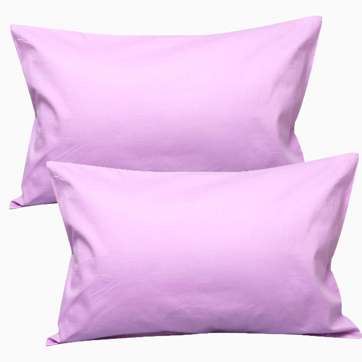 2 Pack 100% Cotton Toddler Pillowcases 14x20 Inches - Soft Baby Pillow Covers for Sleeping, Travel & Nursery - Breathable Kids Pillow Cases for Boys & Girls - Perfect for Home, Daycare and Vacation Use