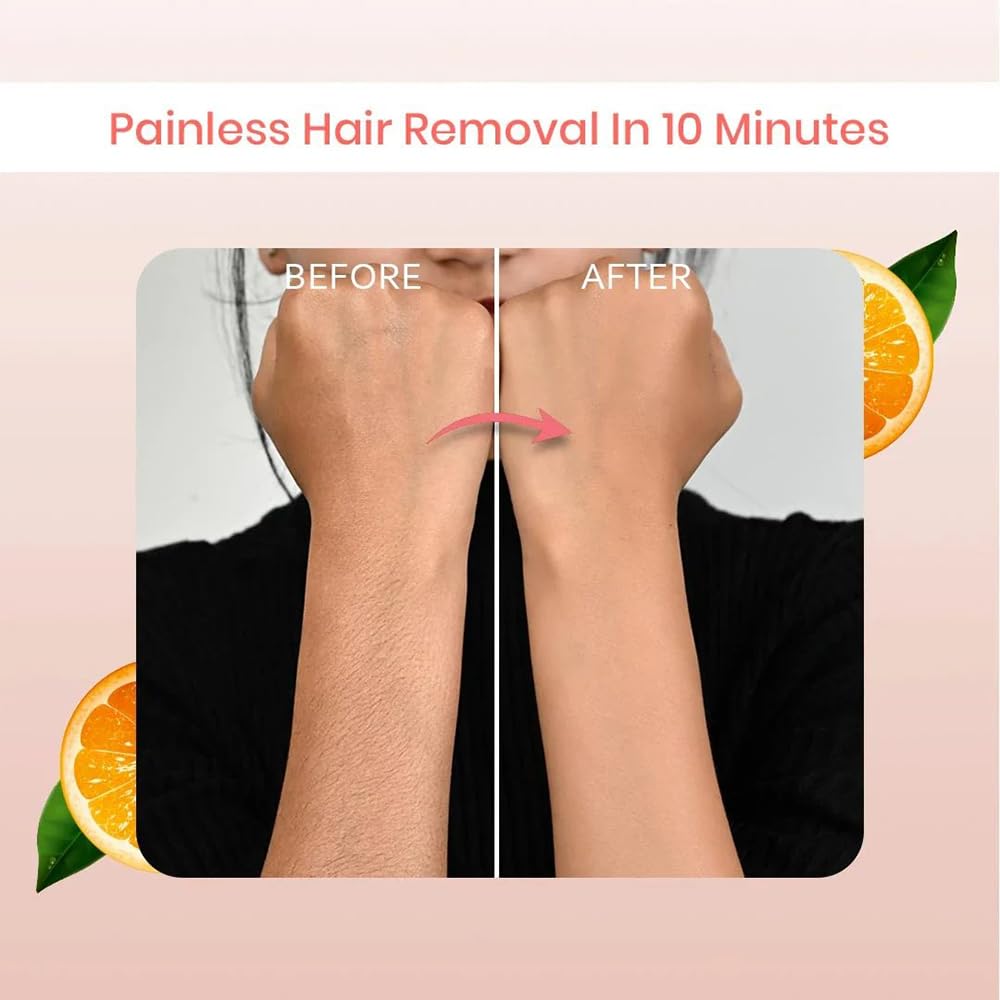 10-Minute Herbal Bikini Wax Powder for Women & Girls - Natural Hair Removal at Home, No Chemicals, No Irritation or Skin Rashes (100g) | Perfect for Smooth Skin Before Beach, Pool, or Vacation