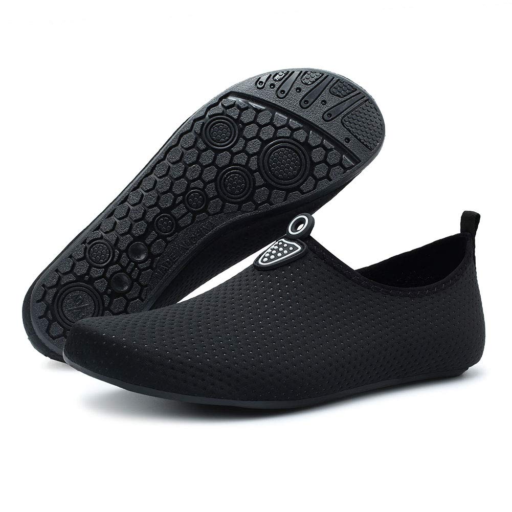 QACOHU Barefoot Water Shoes for Women & Men - Quick-Dry Aqua Shoes for Swimming, Surfing, Diving, Beach & Yoga | Lightweight Skin Shoes for Water Sports & Outdoor Activities