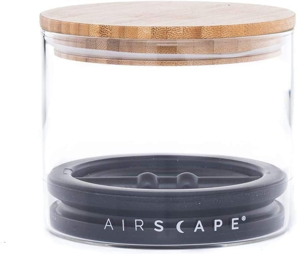 Airscape Glass - Airtight Glass Food Storage Containers for Kitchen, Pantry & Meal Prep - Perfect for Storing Dry Goods, Coffee, Tea & Spices