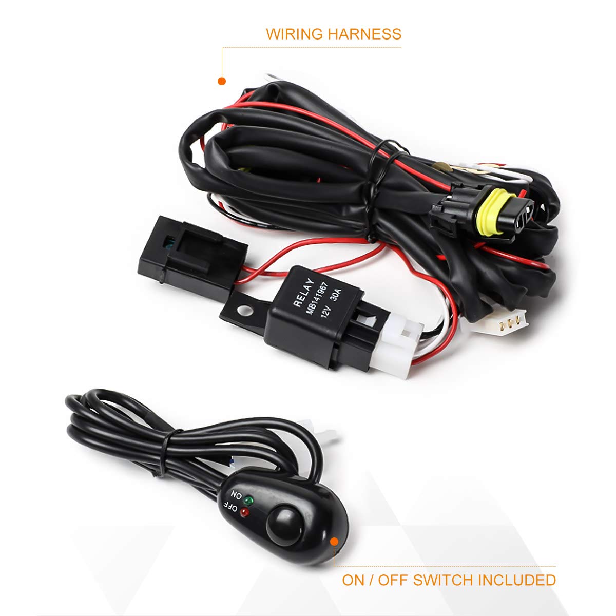 Smoked Lens Front Bumper Fog Light Kit with Bezel & Switch for 2002-2009 Ram Pickup - Perfect for Night Driving & Off-Road Adventures