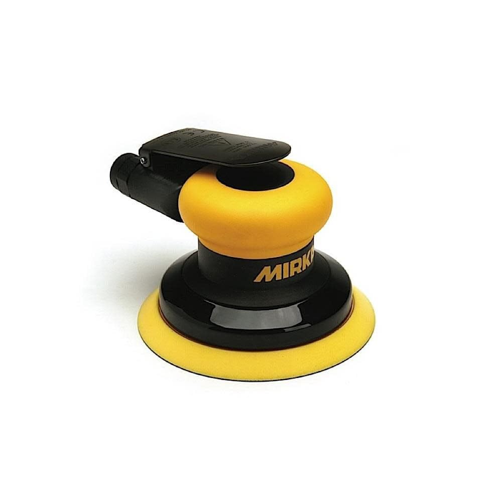 Mirka MR-5 5-Inch Pneumatic Random Orbital Sander with PSA Pad - Professional Woodworking & Auto Body Finishing Tool for Smooth Sanding