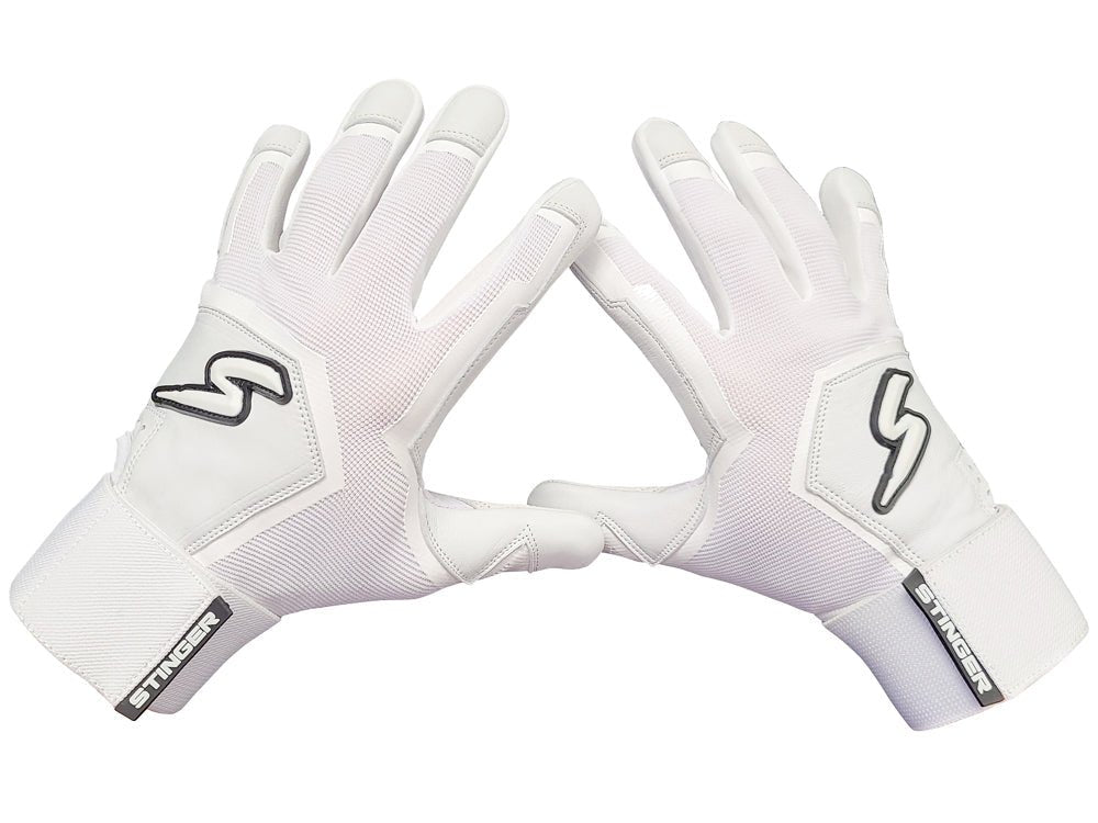 Premium Winder Series Batting Gloves - White Out Baseball & Softball Gloves for Hitting, Training & Games - Breathable & Durable Batting Gloves for Men & Women
