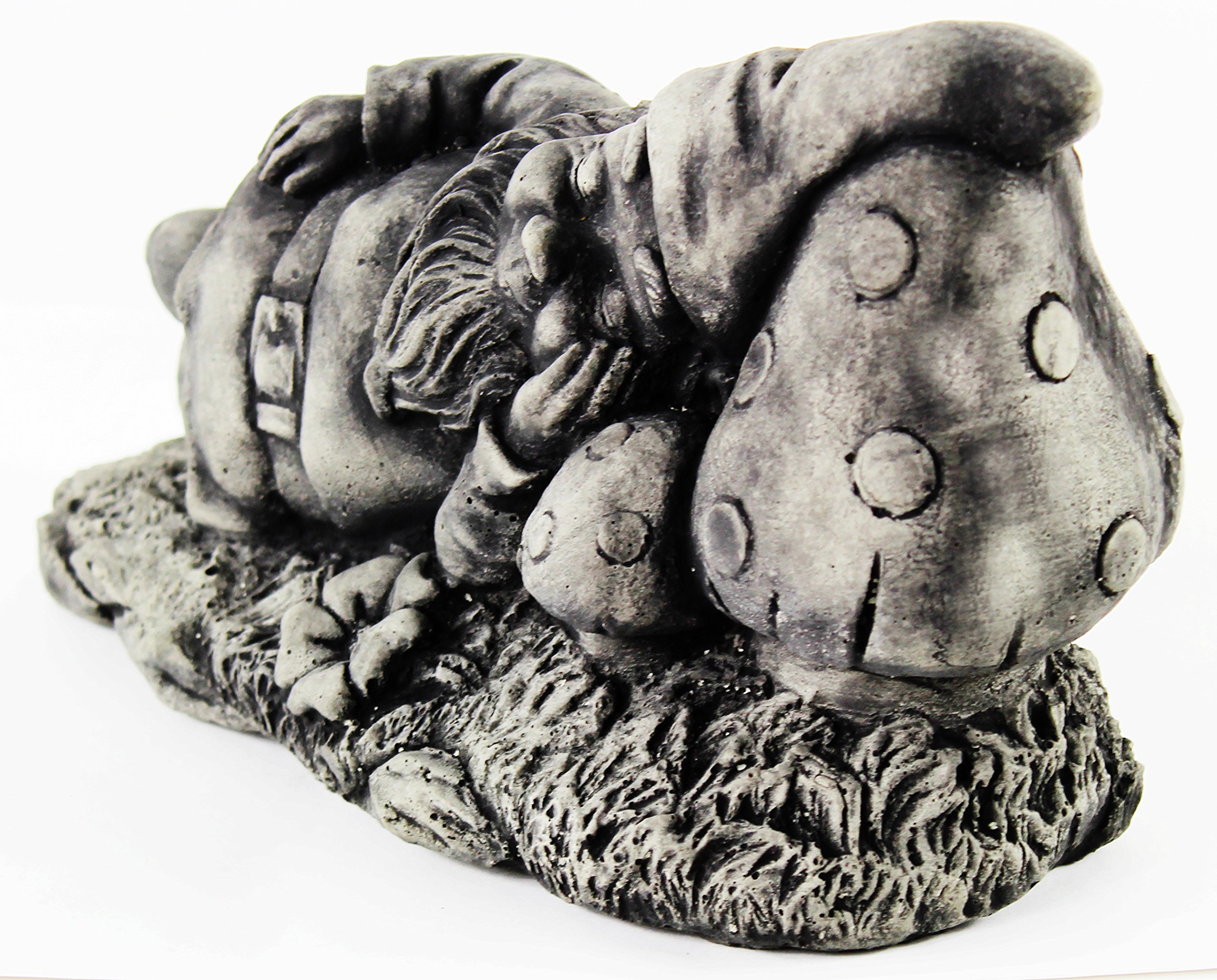 Sleeping Garden Gnome Statue - Outdoor Decor for Lawn, Yard, and Patio - Perfect for Home Garden Decoration and Gift Ideas