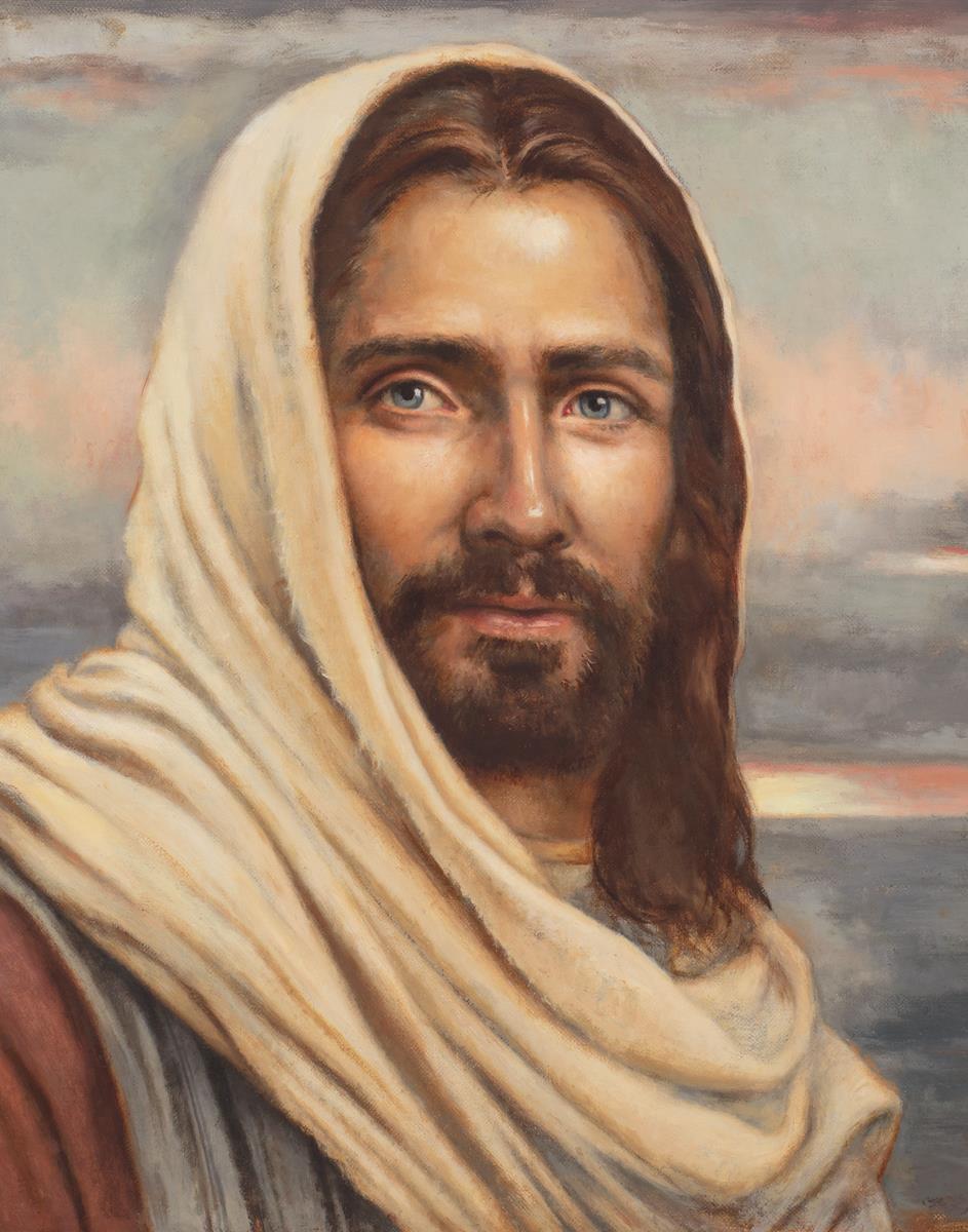 Blessed Savior by Sandy Freckleton Gagon - Inspirational Christian Artwork for Home Decor & Church Wall Decor