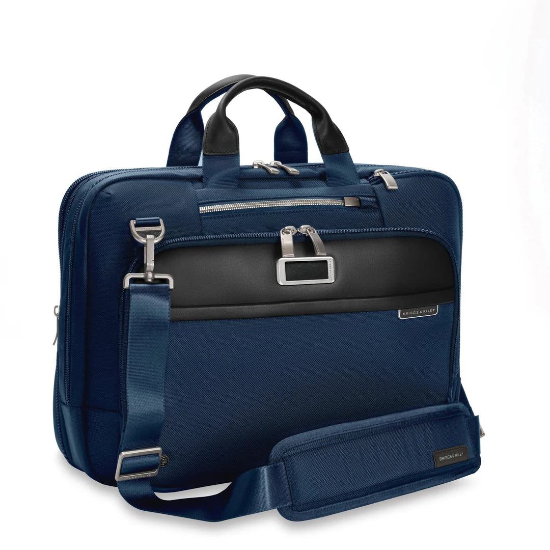 Briggs & Riley Medium Expandable Carry-On Luggage - Durable Business Travel Bag with USB Port for Laptop & Work Essentials | Perfect for Airplane & Commuter Use