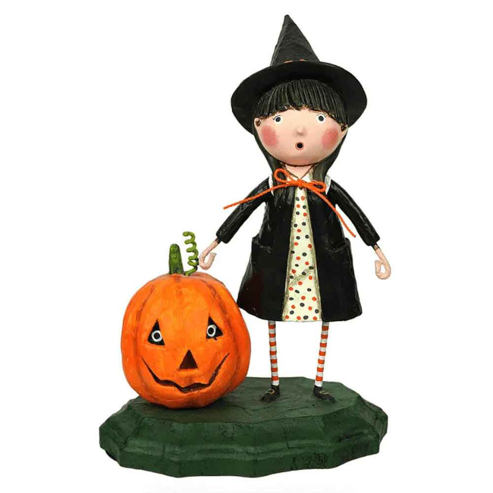 Lori Mitchell Agatha and Jack Halloween Figurine - Spooky Home Decor for Halloween Party & Seasonal Display