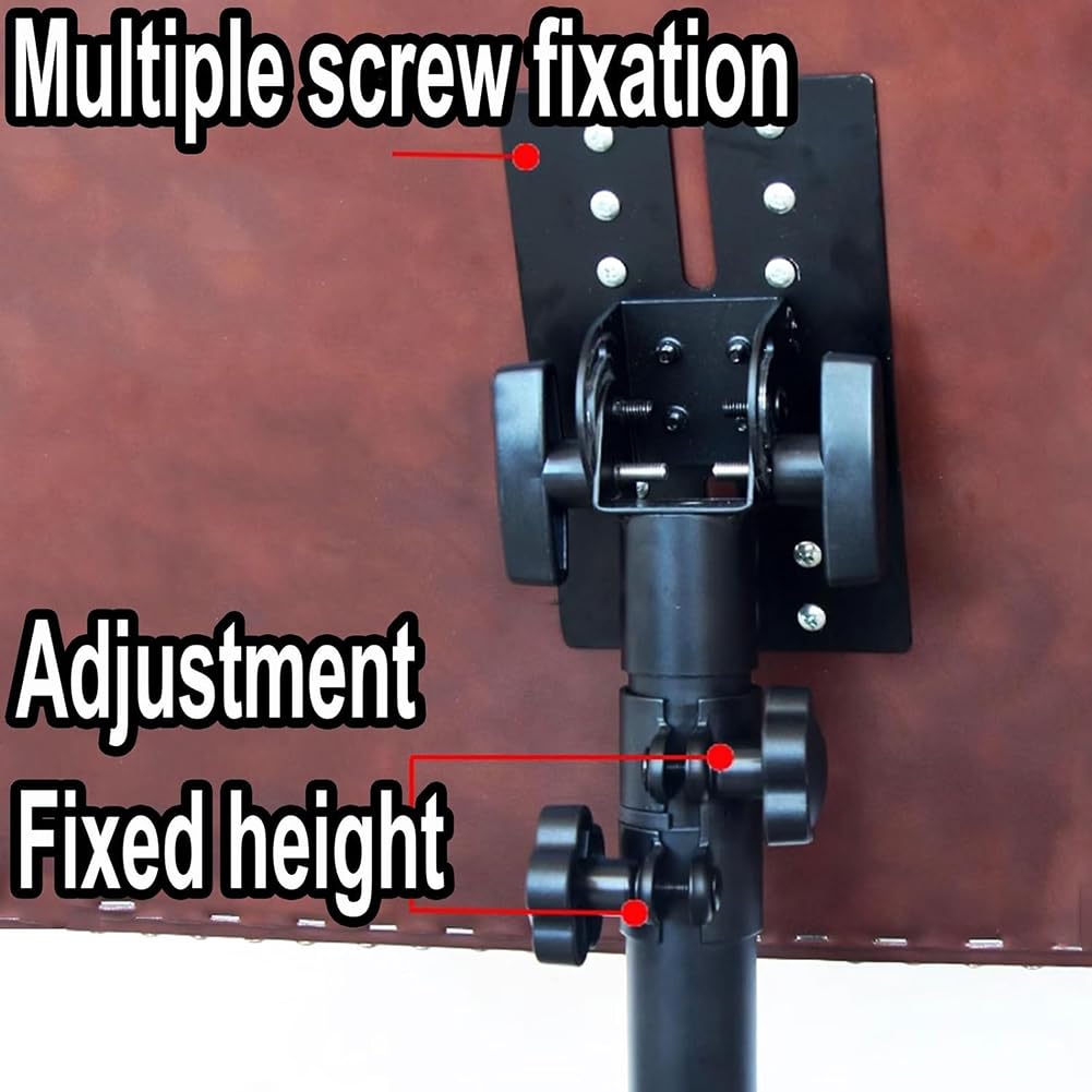 Professional Handmade Ergonomic Tattoo Armrest Stand - Adjustable Height Portable Leg Rest with Sponge Pad for Tattoo Studio | Copper Nails Included | Perfect for Tattoo Artists, Home Studios & Professional Tattoo Shops