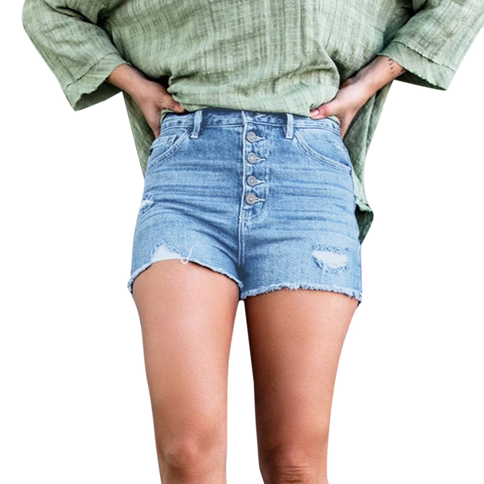 **Women's High Waist Stretch Denim Jeans - Classic Mid Rise Casual Pants with Pockets - Perfect for Everyday Wear, Office & Outings**