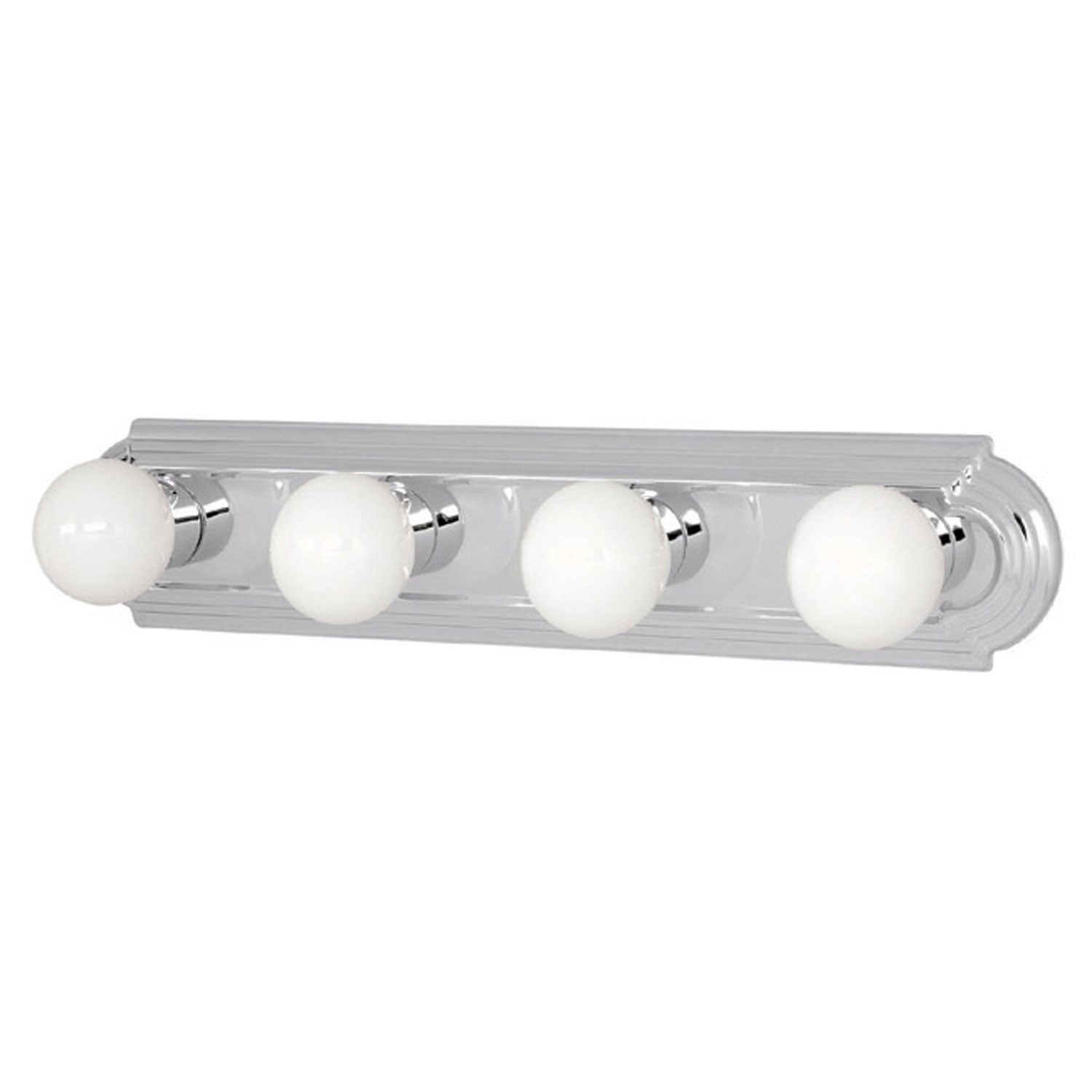 Capital Lighting Four Light Vanity - Modern Bathroom Light Fixture for Mirror, Dressing Room & Makeup Area - Brushed Nickel Finish with Clear Glass Shades
