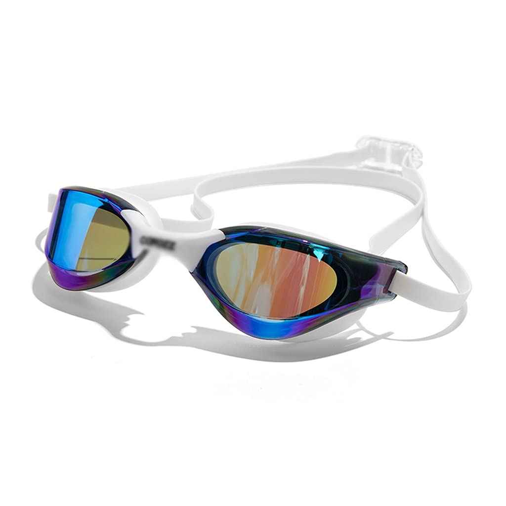 Professional Waterproof Anti-Fog Swim Goggles for Men & Women - UV Protection, Clear Lens with Protective Case (Color C) - Ideal for Swimming, Snorkeling & Water Sports