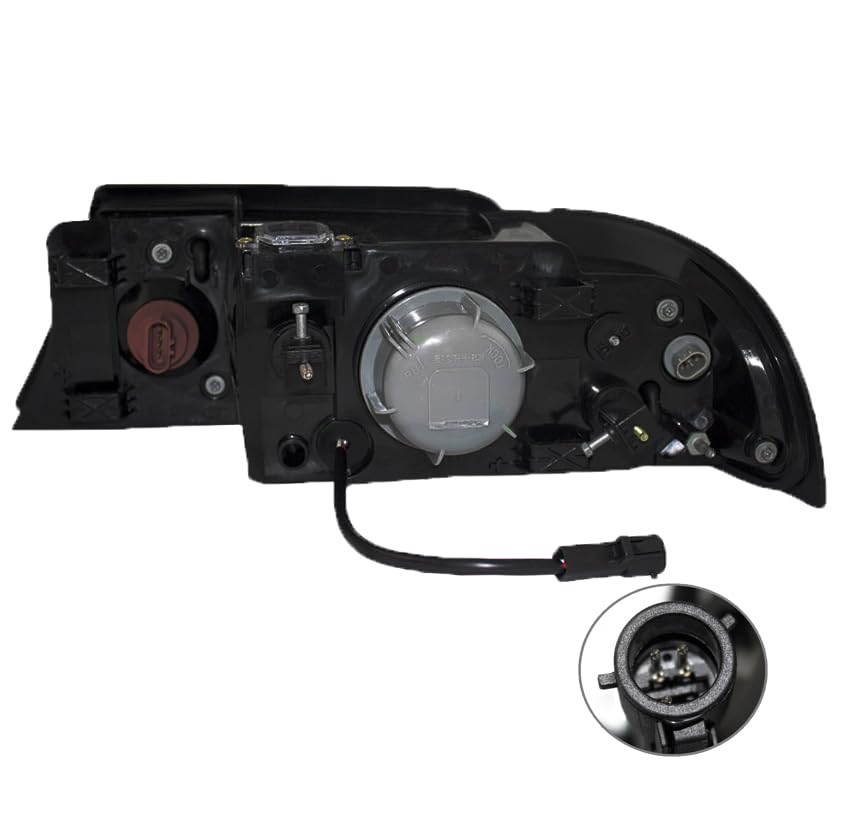 Lincoln Navigator Headlight Assembly 1998-2002 - Left & Right Pair for Night Driving Safety