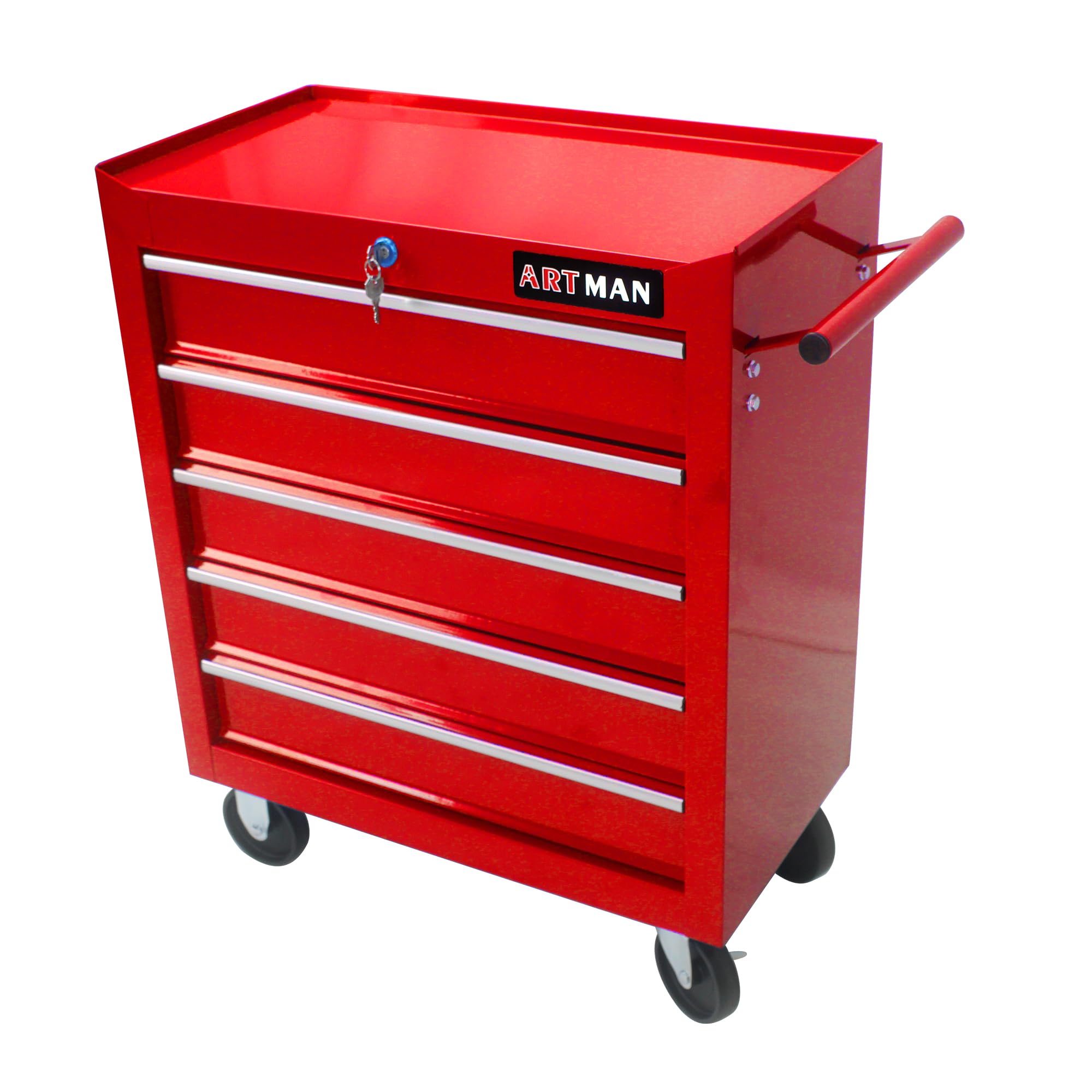 5-Drawer Rolling Tool Cart - Mobile Tool Storage for Garage & Workshop