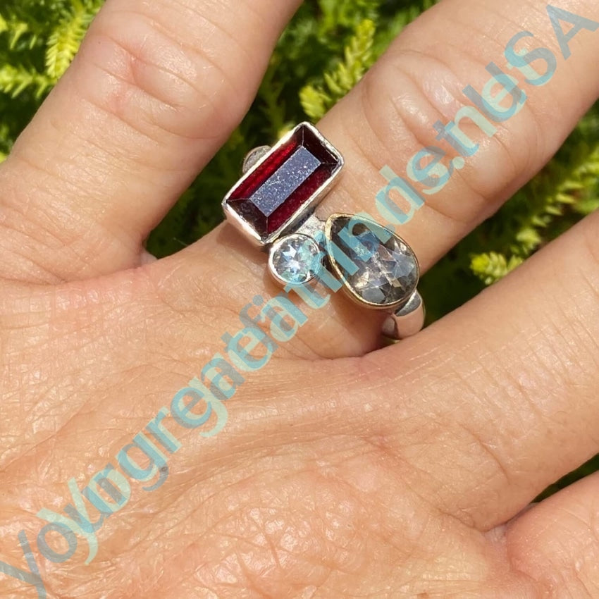 925 Sterling Silver Gemstone Ring for Women - Size 8 | Elegant Birthstone Jewelry for Gifts, Anniversary & Everyday Wear
