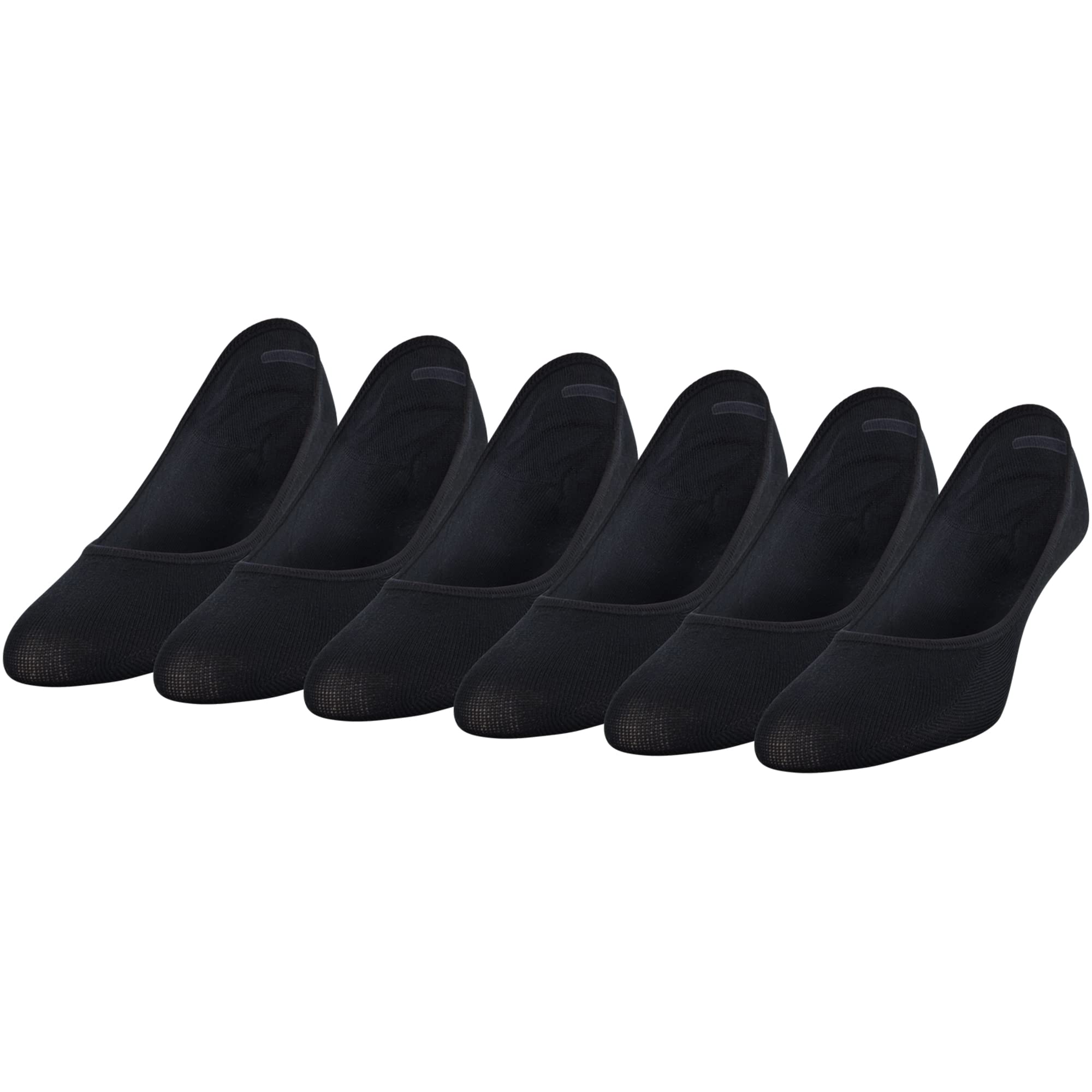 Peds Women's Lightweight Low Cut No Show Socks 6-Pack - Breathable Invisible Socks for Sneakers, Flats & Loafers - Comfortable Everyday Wear for Work, Gym & Casual Outfits