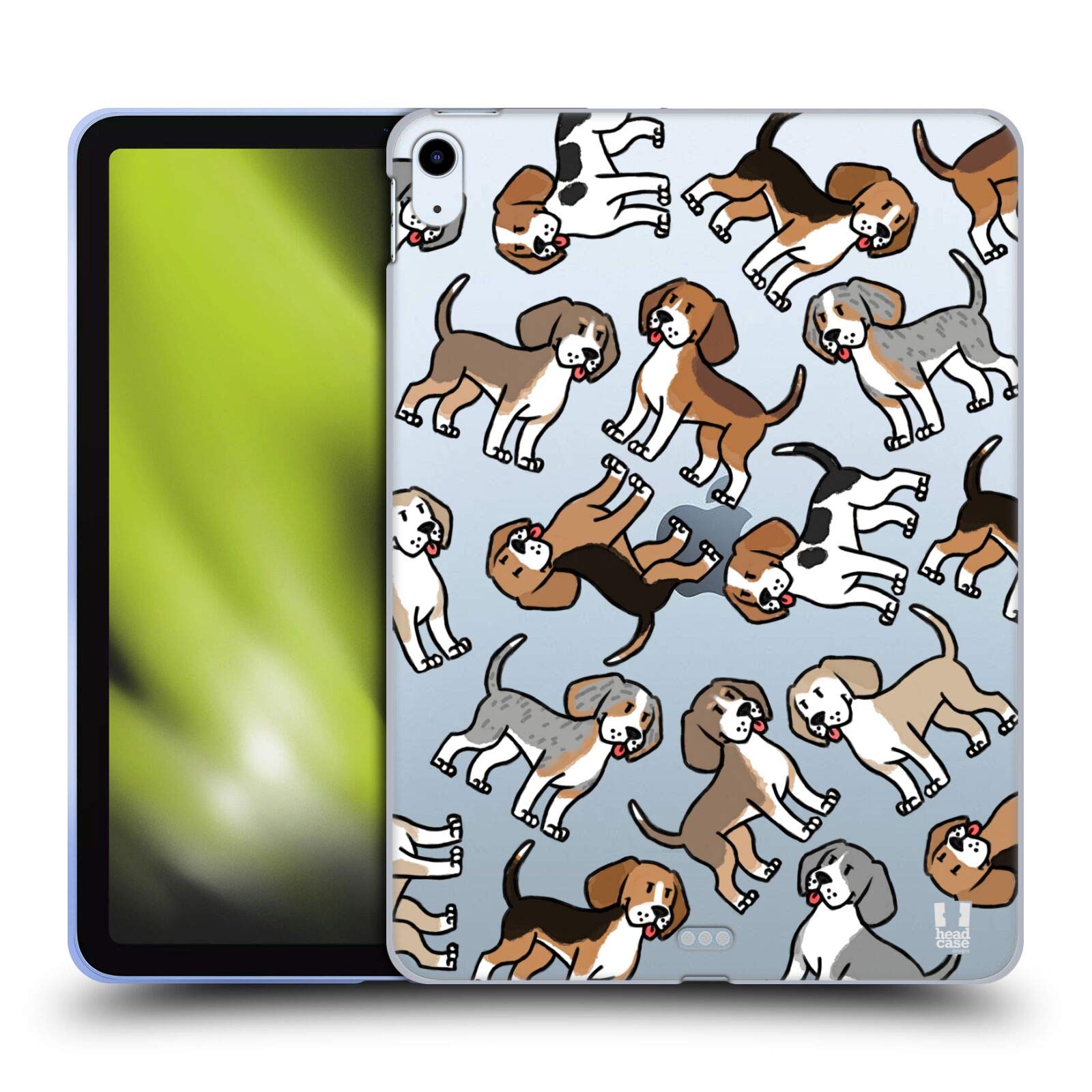 Beagle Dog Breed Soft Gel Case for Apple iPad Air 2020 & 2022 - Cute Protective Cover with Non-Slip Grip | Perfect for Work, School & Travel