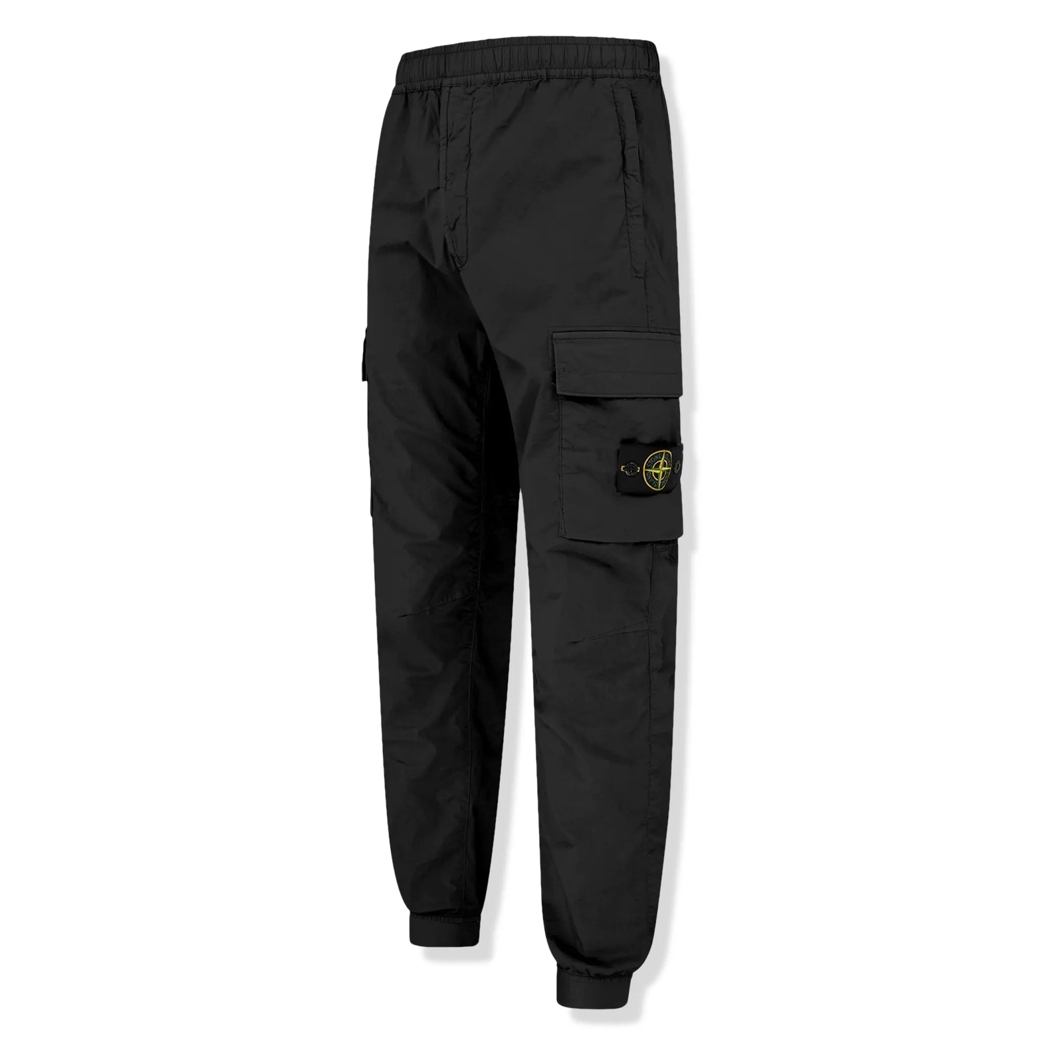 Stone Island Anthracite Grey Cargo Pants for Men - Durable Military Style Tactical Pants with Multiple Pockets - Perfect for Outdoor Adventures, Hiking & Casual Wear