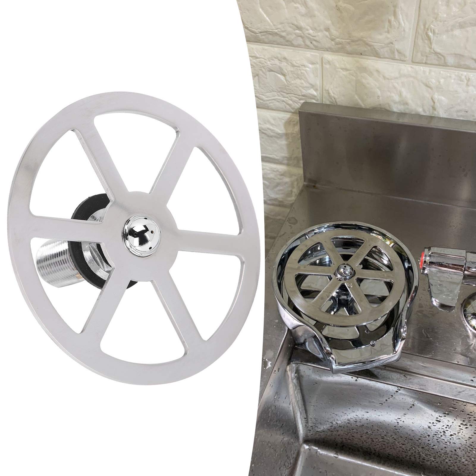 Stainless Steel Cup Cleaner & Glass Washer Accessories - Automatic Rinser for Bar, Dishwasher & Faucet Use - Perfect for Restaurants, Home Bars & Commercial Kitchens