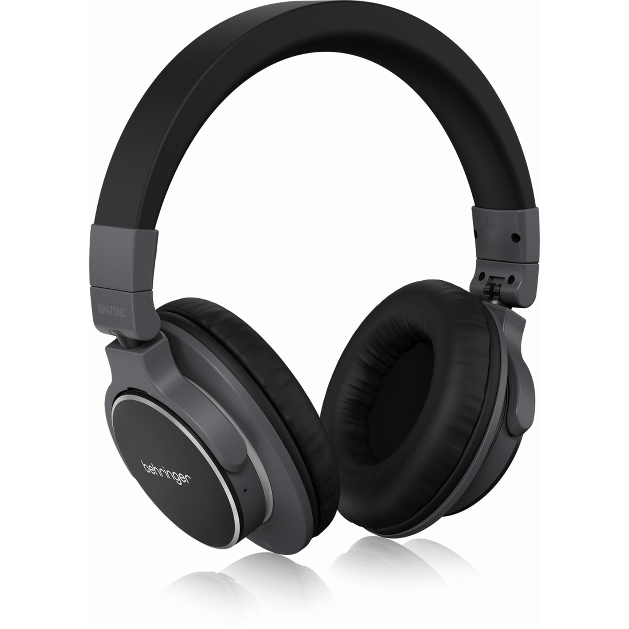 Behringer BH470NC Wireless Noise Cancelling Headphones with Microphone - Over-Ear Bluetooth Headset for Travel, Work & Gaming - 40H Playtime, Hi-Fi Sound, Comfortable Earpads