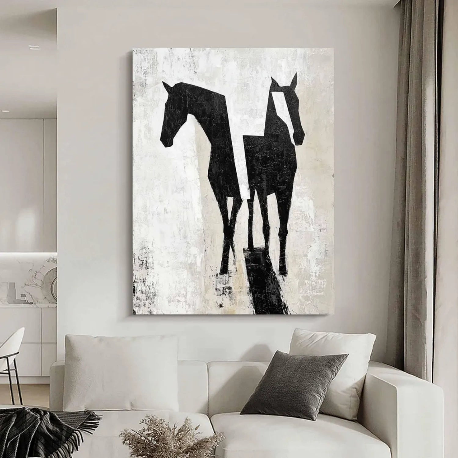 Animal Art Painting #AP121 - Handmade Wildlife Canvas Wall Decor for Living Room, Bedroom & Office