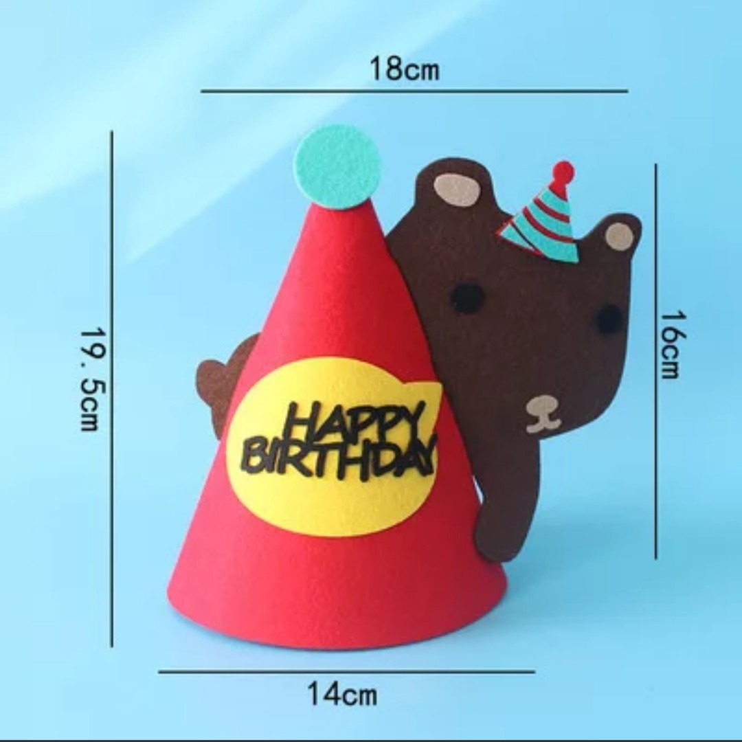 Birthday Party Hats for Adults & Kids - Colorful Cone Hats for Birthday Celebrations, Festive Events & Costume Parties