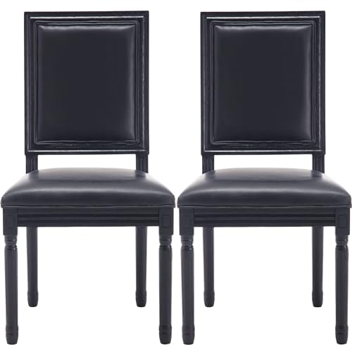 Rectangle Upholstered Back, Black Frame