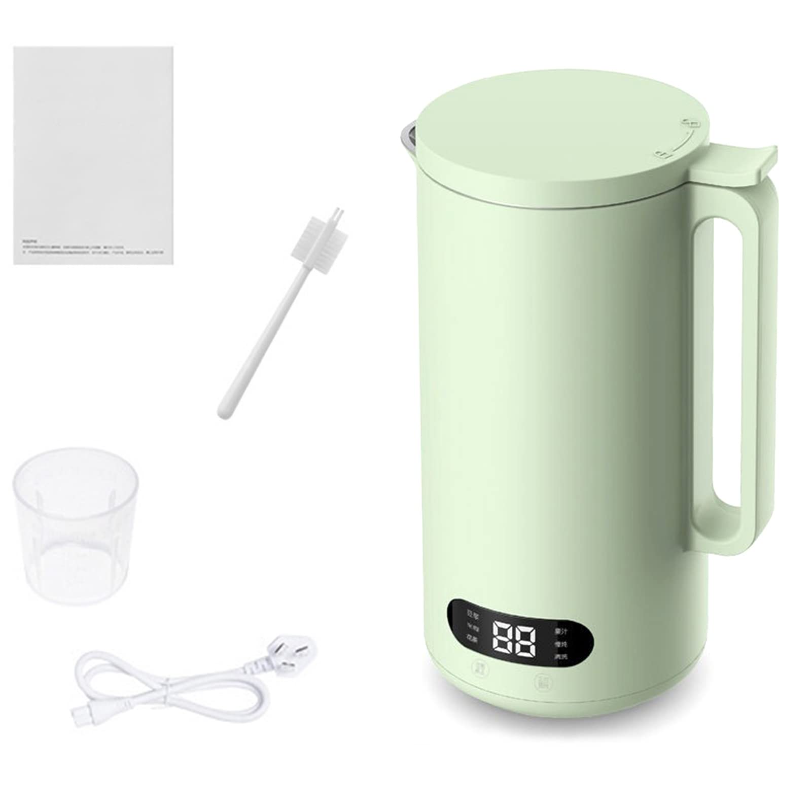 Mini Soybean Milk Maker - 6-in-1 Portable Soy Milk Machine with Stainless Steel Blade, Juicer & Self-Cleaning Function | Perfect for Home, Office & Healthy Breakfast
