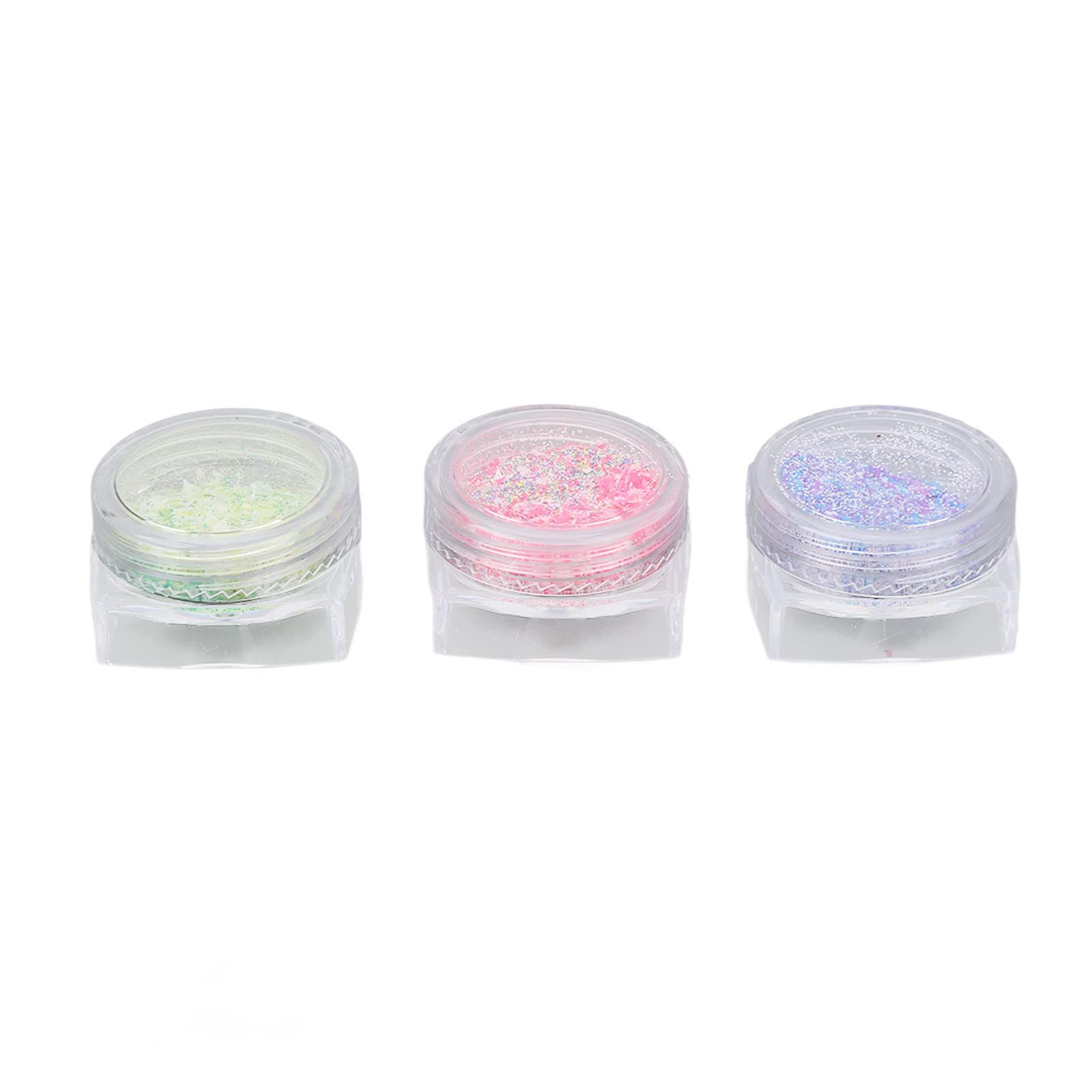 Ubersweet® Mixed Color Fine Nail Art Glitter Powder - Professional Salon Quality Nail Glitter for Manicure, Pedicure, DIY Nail Designs & Acrylic Nail Art - Perfect for Parties, Weddings & Special Occasions
