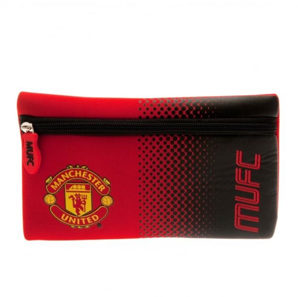 Manchester United Fade Pencil Case - Official Licensed School & Office Supplies for Soccer Fans - Perfect for Students, Teachers & Football Enthusiasts