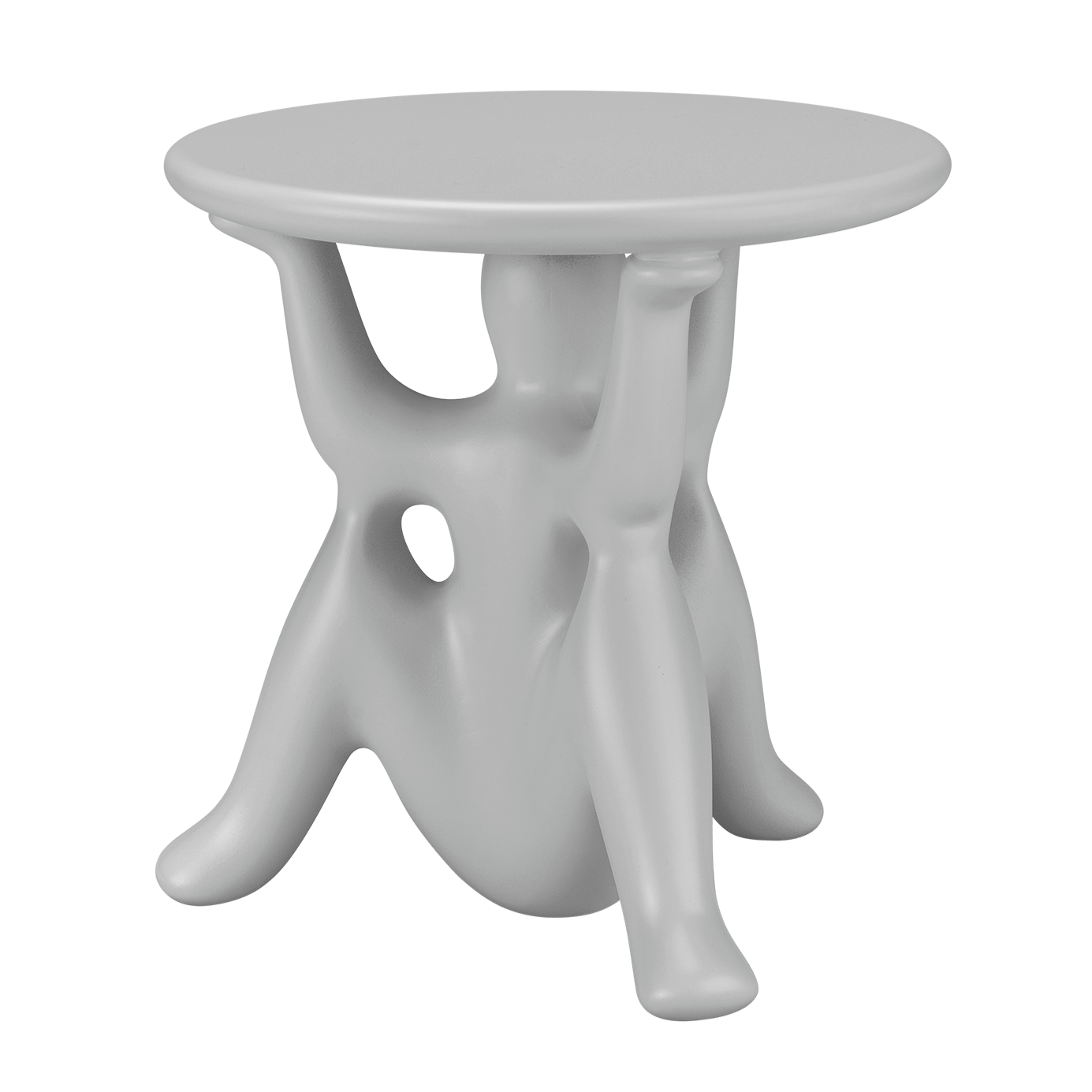 Qeeboo Helpyourself Modern Side Table - Stylish End Table for Living Room, Bedroom & Office - Perfect for Coffee, Books & Decor