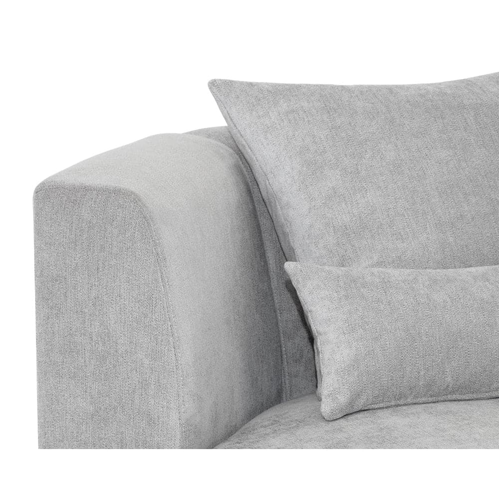 Amalia Armchair - Polo Club Stone Upholstered Lounge Chair for Living Room, Bedroom & Office - Comfortable Modern Accent Seating for Home Decor