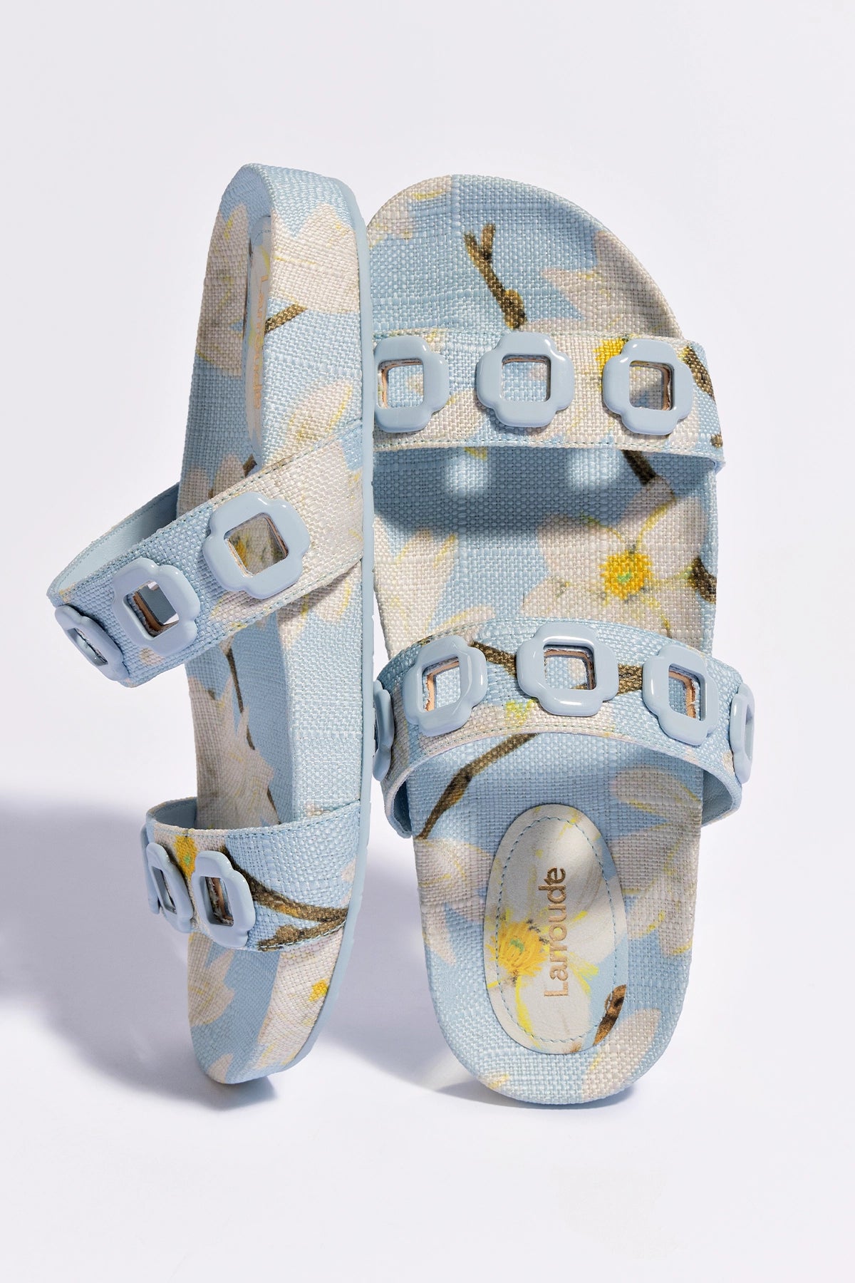 Milan Slide Sandals - Maya Printed Raffia Espadrilles for Women | Summer Beach Wedding Casual Shoes | Perfect for Vacations, Parties & Outdoor Events