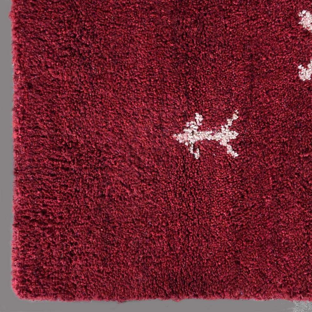 Hand Knotted Icon Rug - Premium Bohemian Style Area Rug for Living Room, Bedroom & Dining Room - Soft & Durable Home Decor