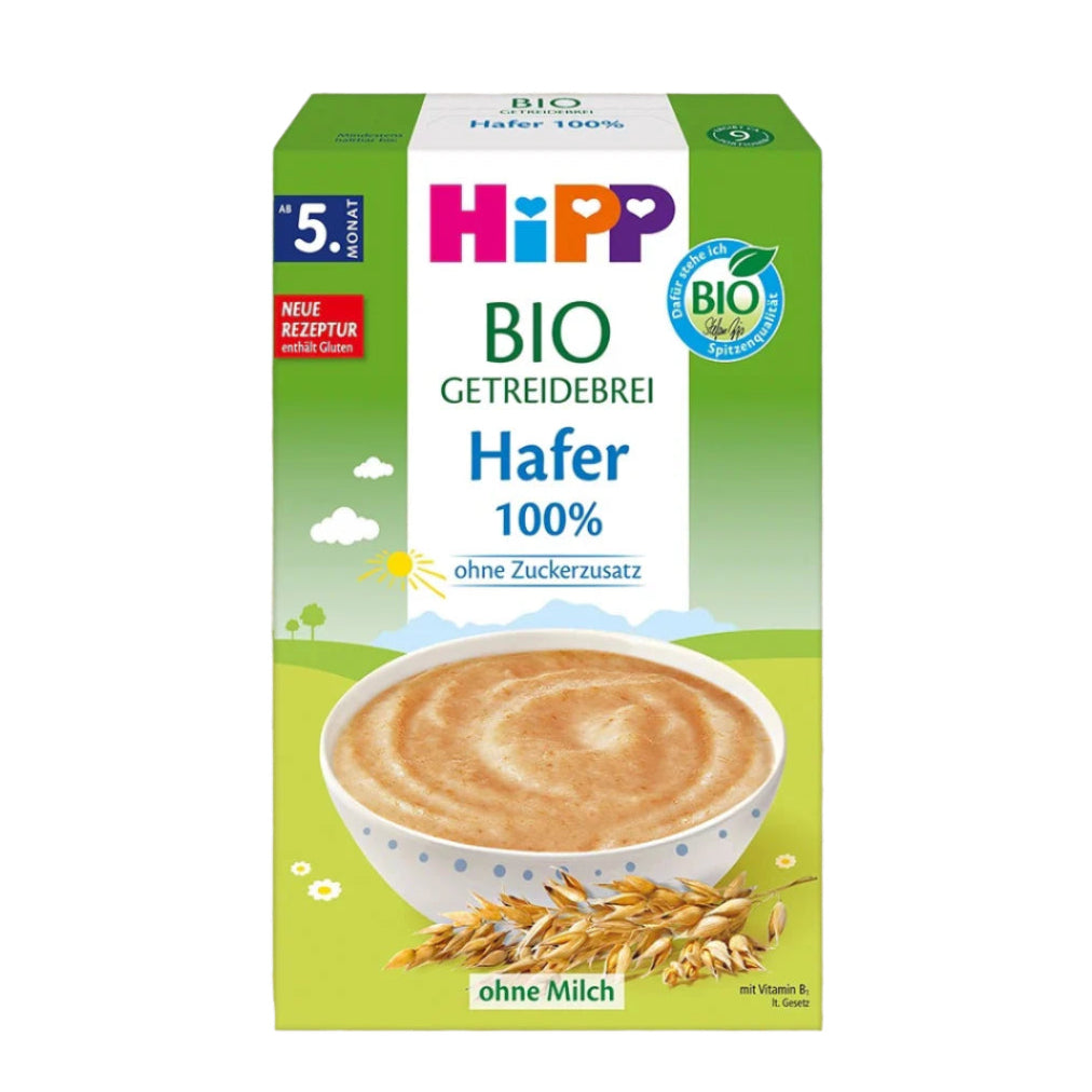 HiPP Organic Baby Oat Cereal 200g - 100% Natural, No Additives - Perfect for First Foods & Weaning (EXP: 02/20/2026)
