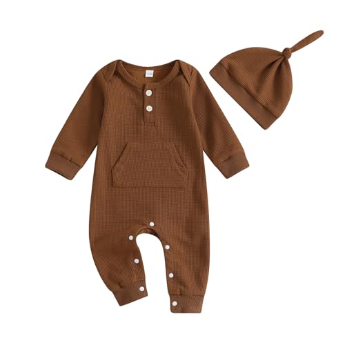 Long Sleeve With Hat Brown