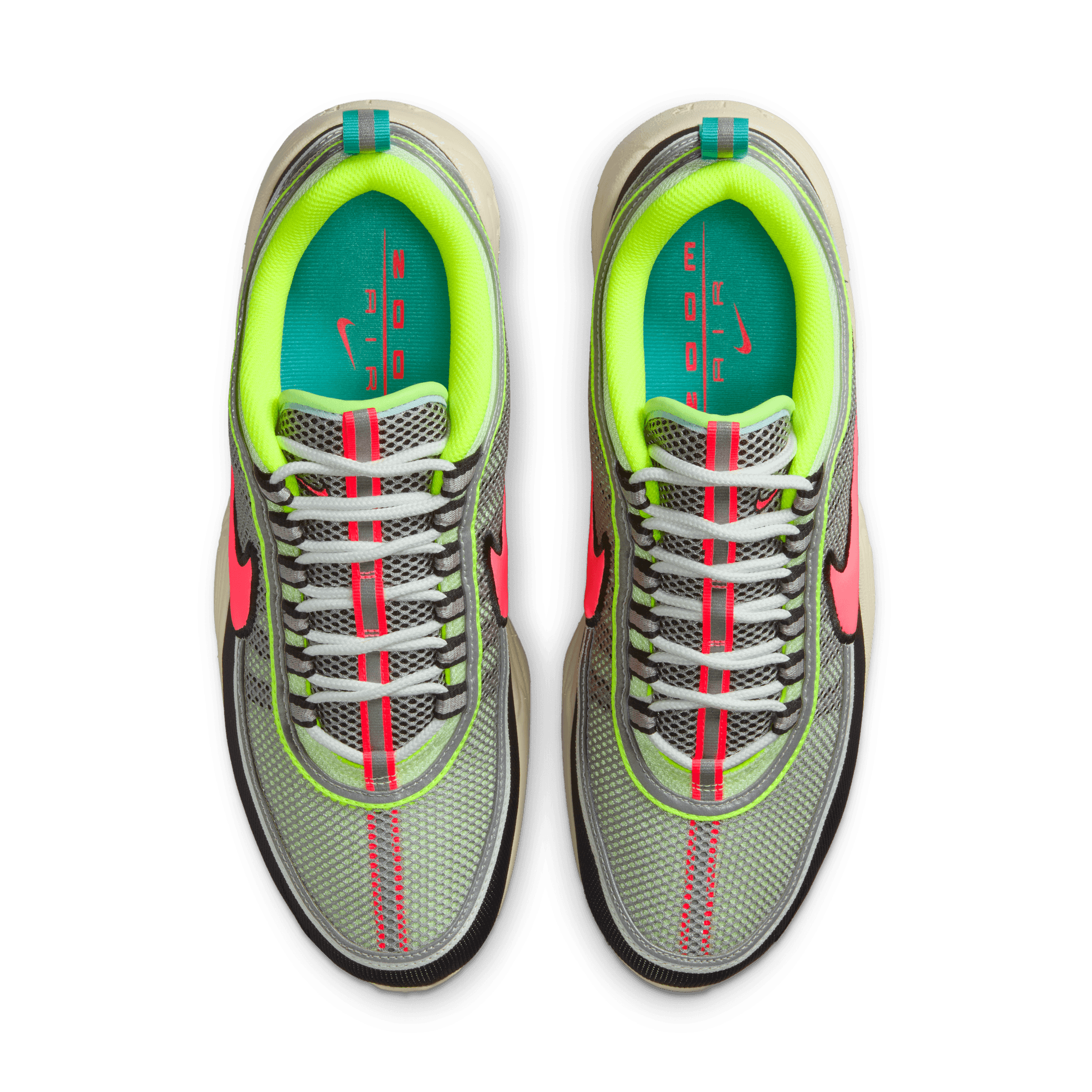 Nike Air Zoom Spiridon Running Shoes - Volt/Hot Punch Colorway for Men & Women | Lightweight Cushioned Sneakers for Jogging, Training & Everyday Wear