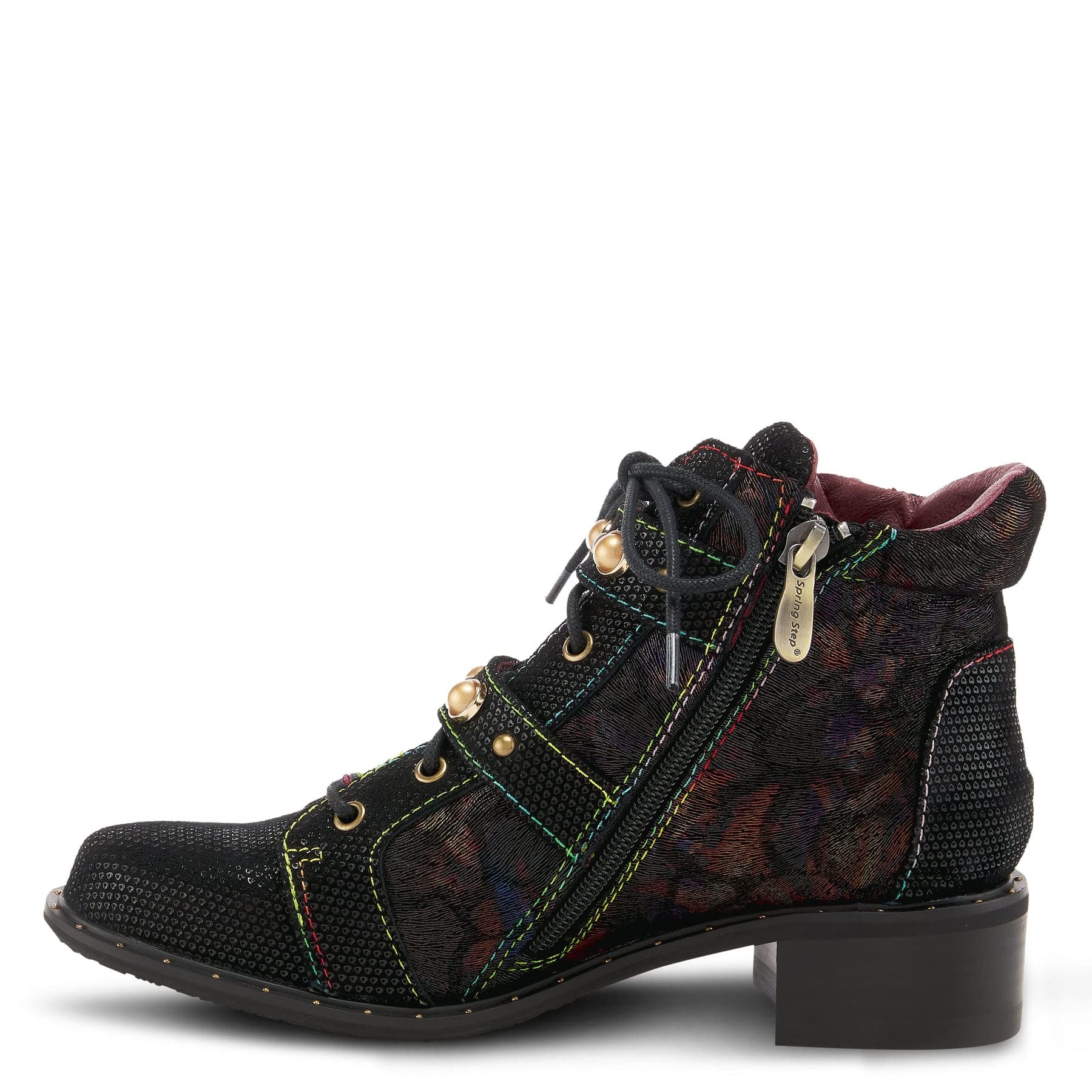 Spring Step L'Artiste Women's Chrissy Bootie - Comfortable Ankle Boots for Women, Fashionable Low Heel Chelsea Boots for Casual Wear, Office & Fall Outfits