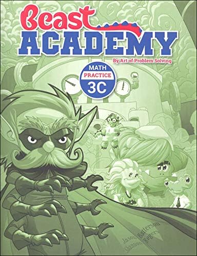 Beast Academy Grade 3 Complete Math Books Set (8 Books) - Math Guide & Practice Workbooks 3A, 3B, 3C, 3D | Homeschool Curriculum, Elementary Math Learning for Kids Ages 8-10