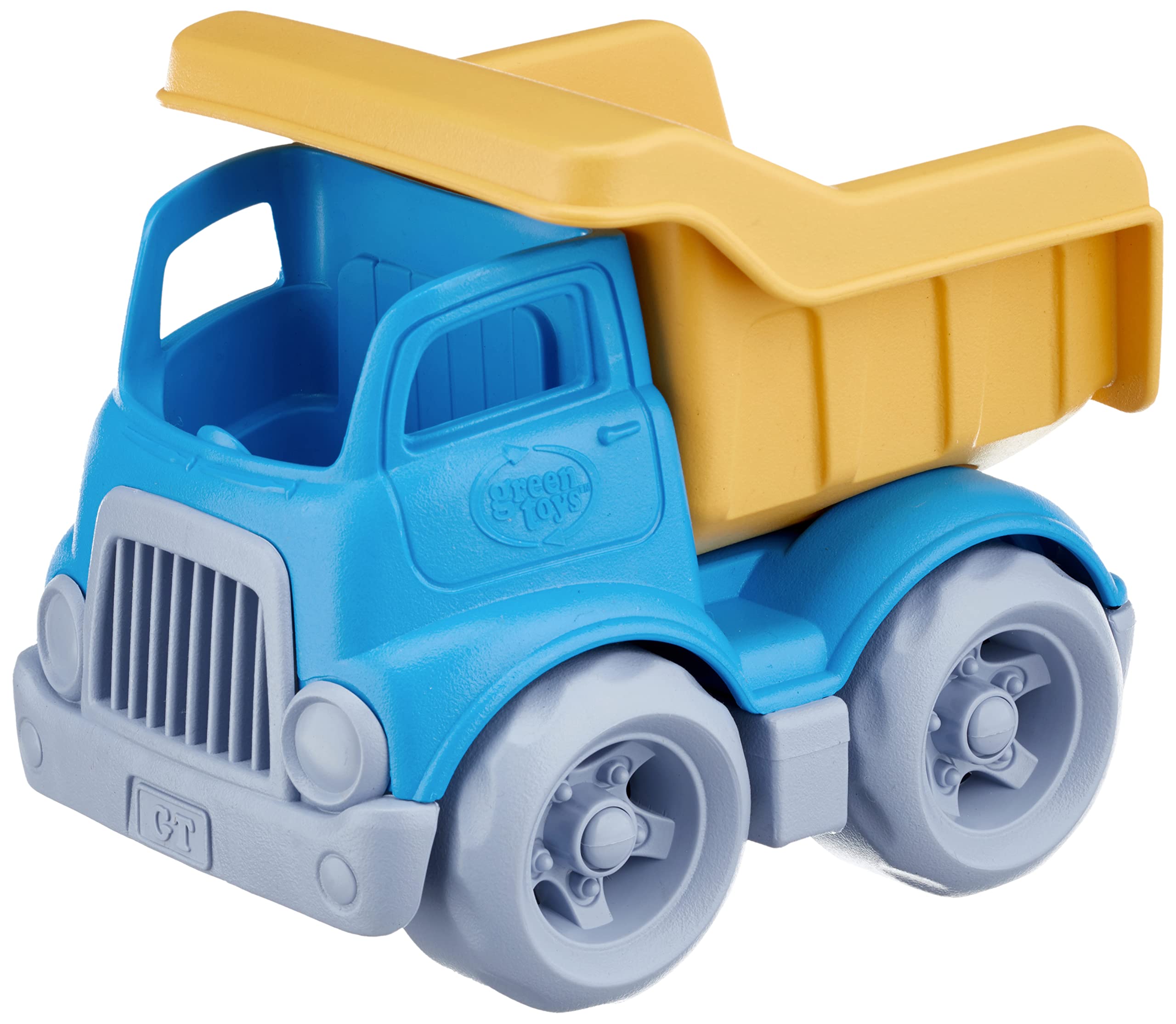 Green Toys Construction Truck 3 Pack - Eco-Friendly Plastic Toy Vehicles for Kids | Perfect for Sandbox Play, Pretend Construction Sites & STEM Learning